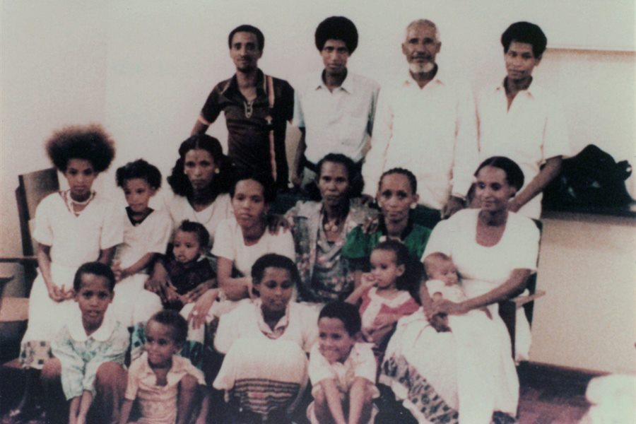 Ethiopian Jews arriving in Israel during the Ethiopian aliyah airlift.